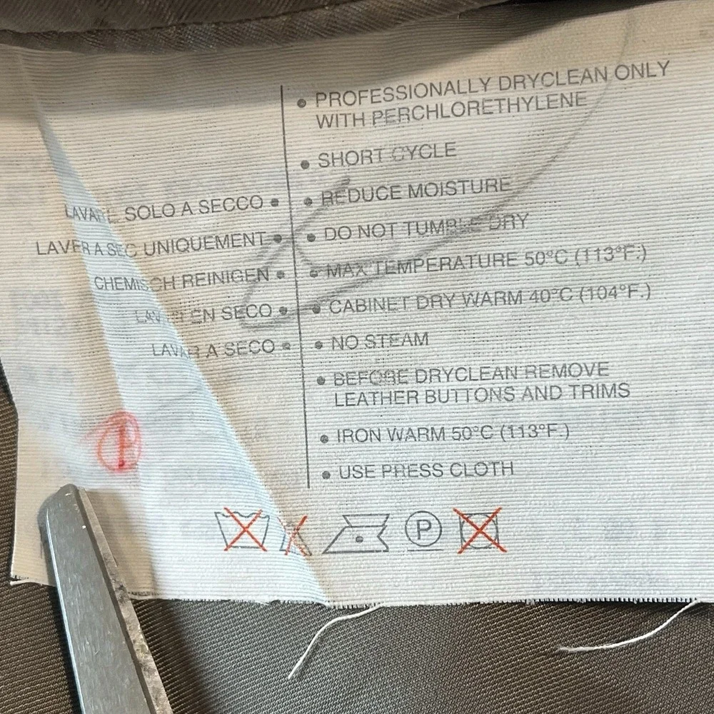 Ermenegildo Zegna 100% Wool Fine Italian Weave Side Vented Sport Coat Blazer 40‎